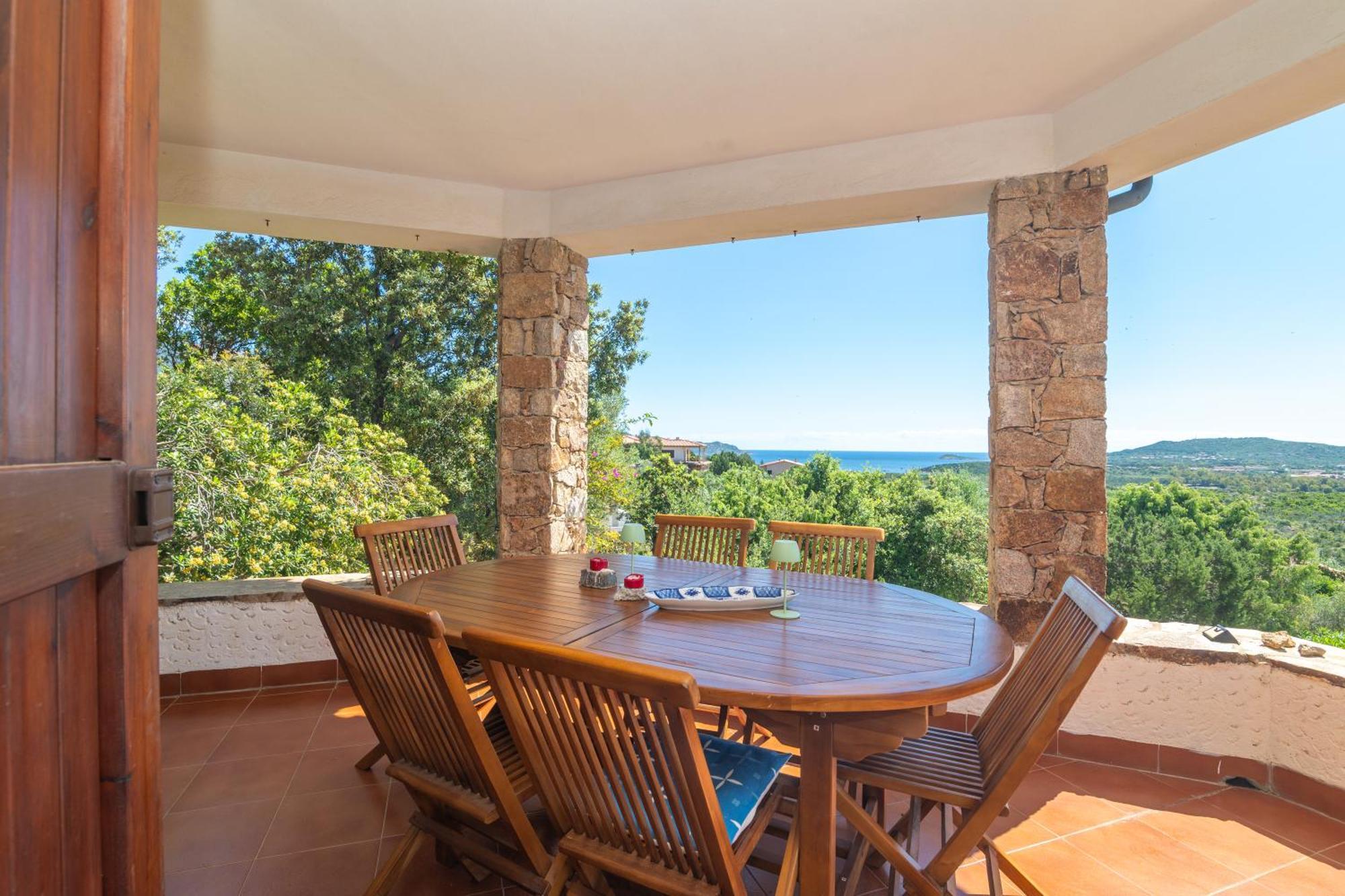 Villa Vista Mare Cala Ginepro Punta Molara Exteriér fotografie